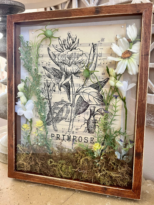 11 x 14 Primrose Shadow Box