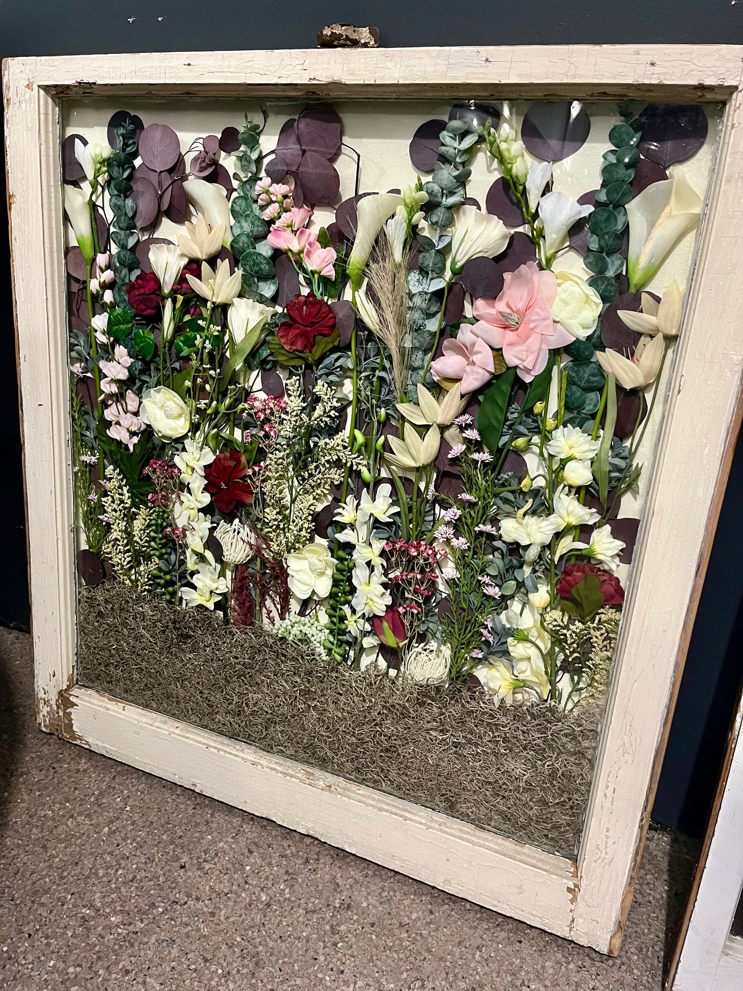 Botanical Wood Window