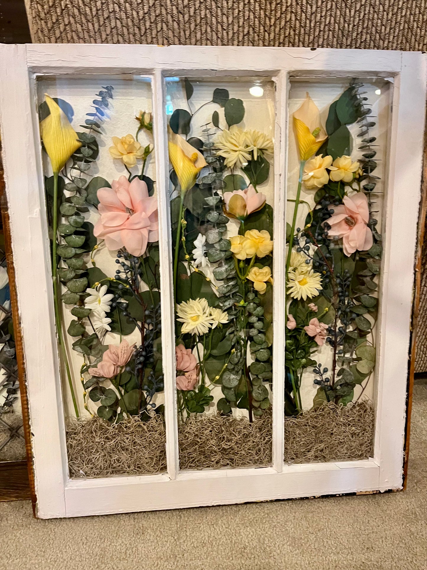 Botanical Wood Window