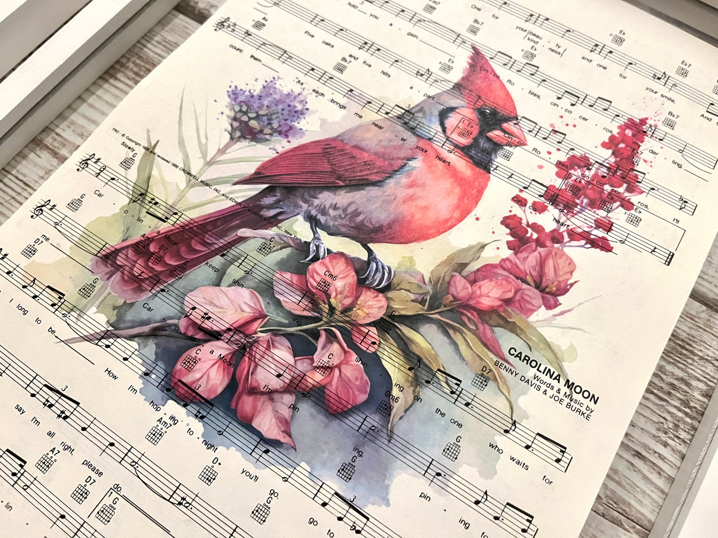 Cardinal Sheet Music Prints, Set of 6