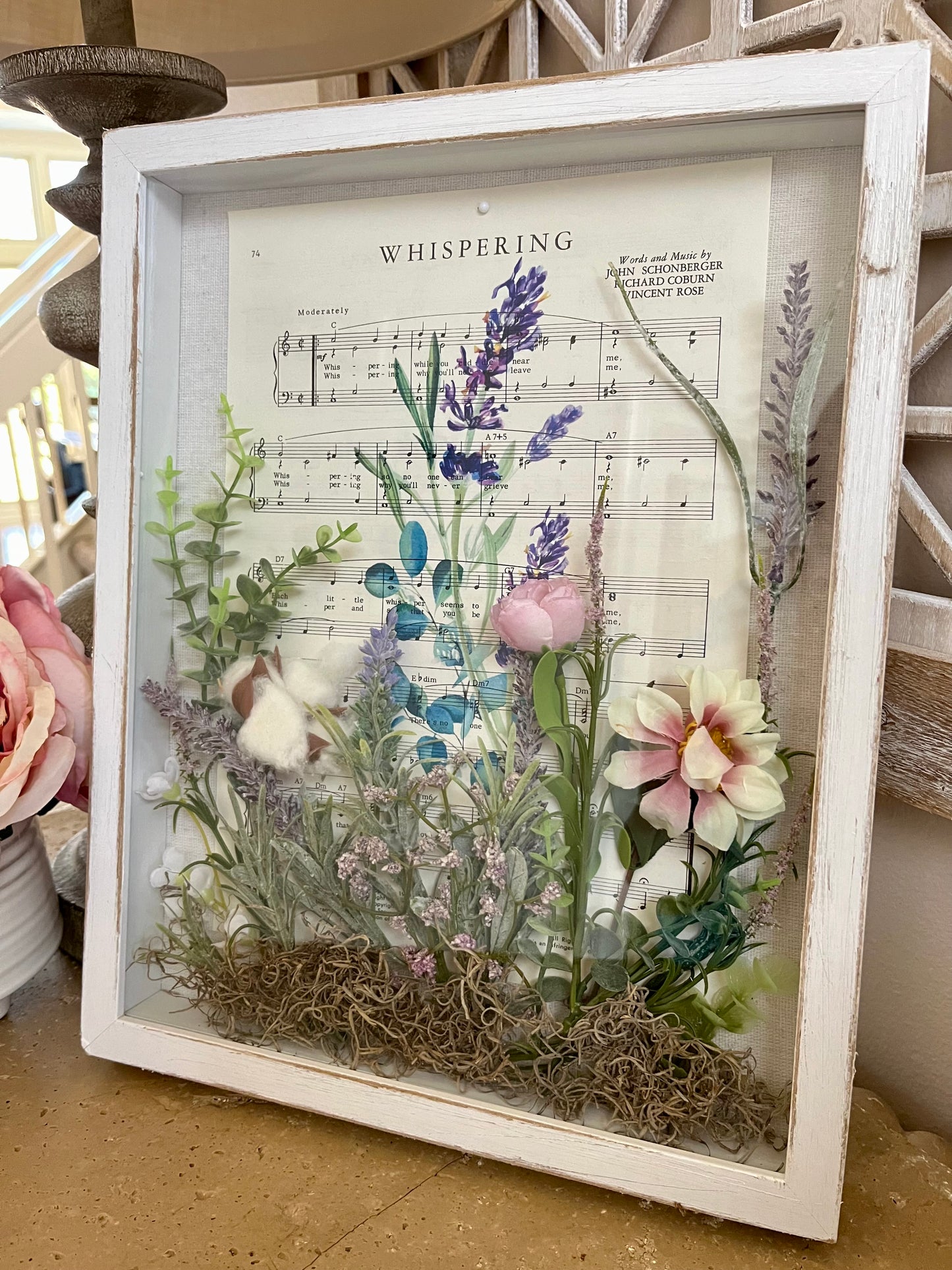 11 x 14 Lavender Shadow Box